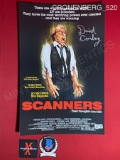 David Cronenberg autographed signed Scanners 11x17 photo Beckett COA horror
