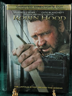 Robin Hood (2010) Unrated Director's Cut Widescreen DVD Very Good Russell Crowe