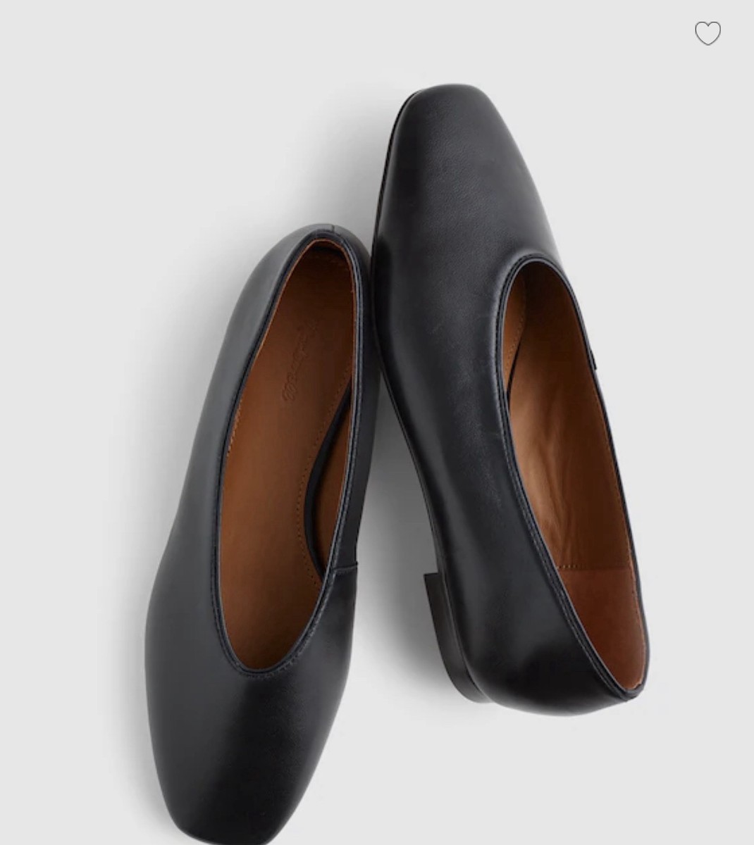 MADEWELL 12 The Mylie Ballet Flat Black Napa Leather NX050 | eBay