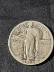 1928-S 25c silver  standing liberty quarter