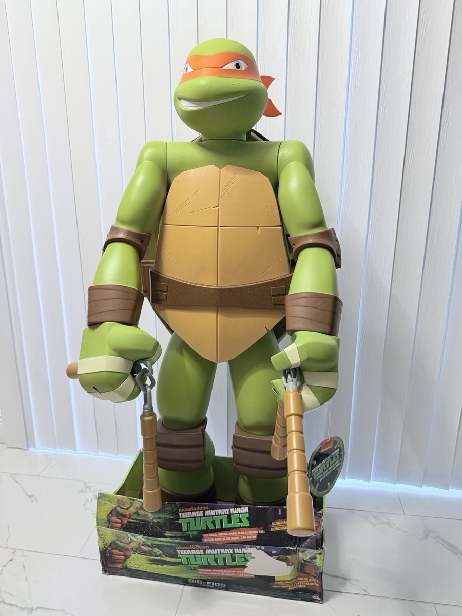 TMNT Jakks Pacific Colossal Michelangelo 48.5 Teenage Mutant Ninja
