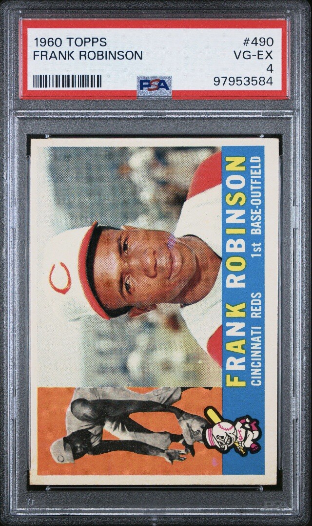 1960 TOPPS #490 FRANK ROBINSON PSA 4