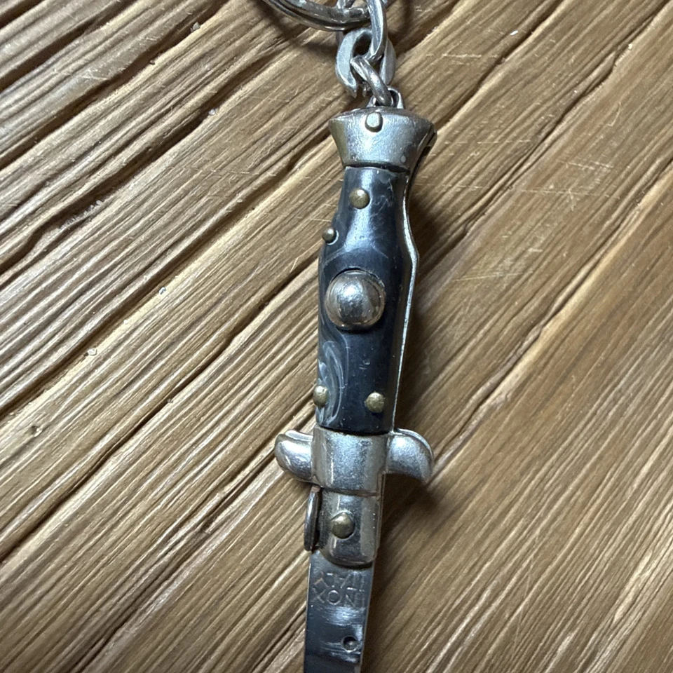 Vintage Schlüsselanhänger mit Taschenmesser / Klappmesser * West Germany ** - Bild 4 von 4