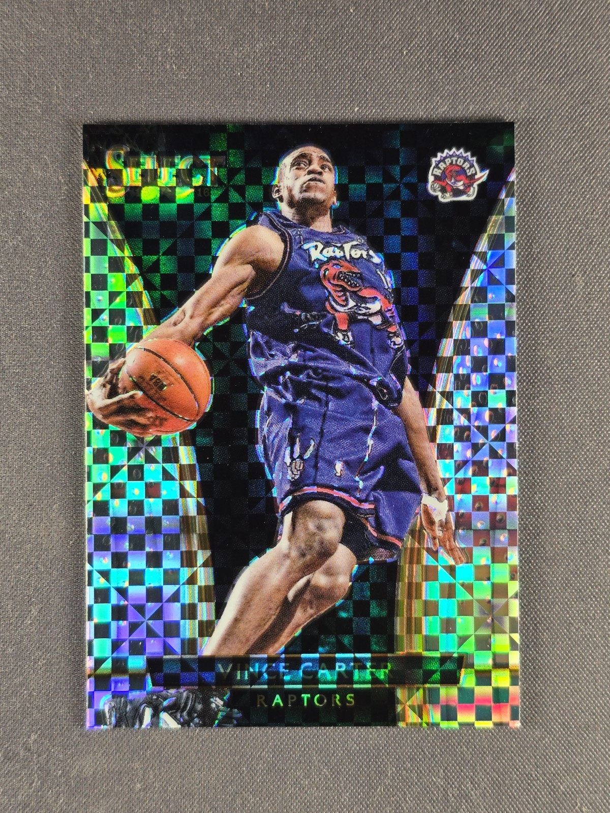 2015-16 Panini Select #294 Vince Carter Silver Prizm Courtside Toronto Raptors