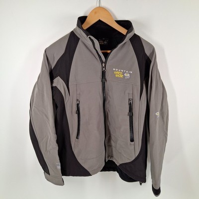 Mountain Hardwear Jacke Herren Small Grau Conduit Softshell Core Windstopper 