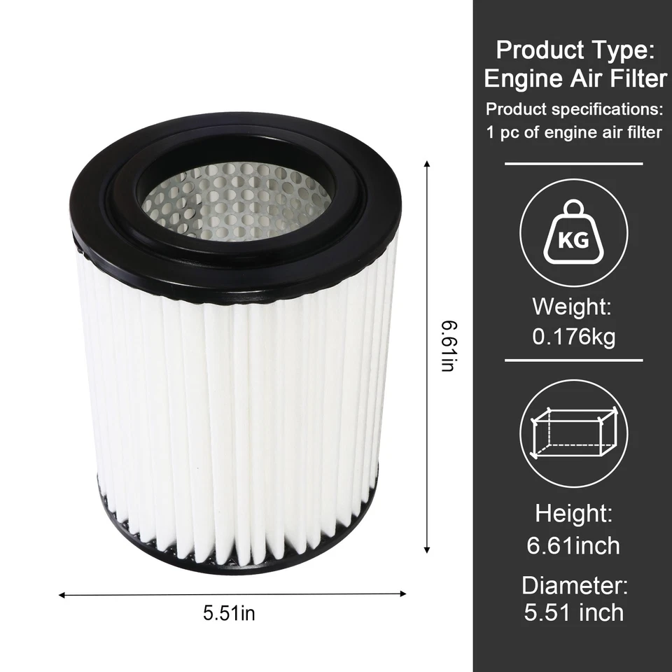 Filtro de aire del motor 17220-PNB-505 apto para Honda CR-V 2002-2006 2,4 L OE especificaciones Foto 2 de 4