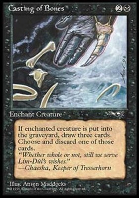 Casting of Bones (Bone pinky) - AL MTG - Medium Play