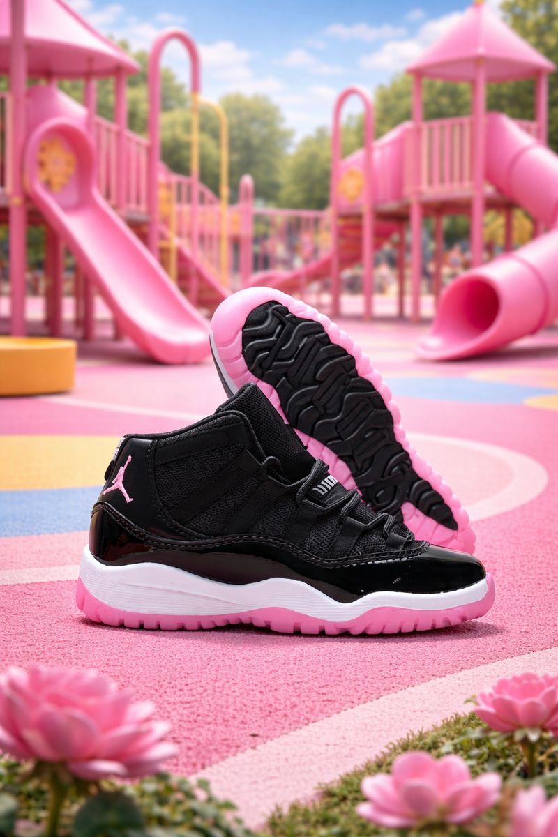 新品★JORDAN11　RETRO　キッズ　レディース レア Jordan 11 Pink Jams Kids Size US 8C-3Y NEW | eBay