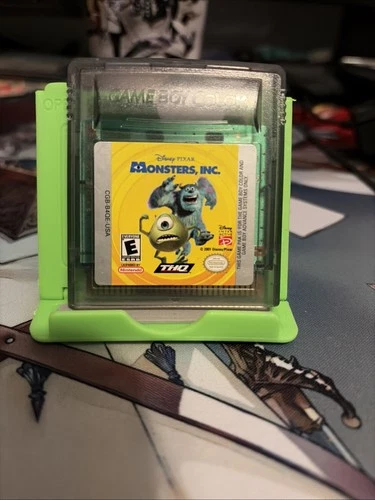 Monsters, Inc. Gameboy Color Cartridge Cart Disney Pixar 2001 MINT CONDITION