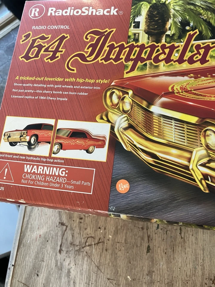 Radio Control Coche De Colección Shack '64 Impala Lowrider Con Hidráulica ¡Funciona! Foto 3 de 4