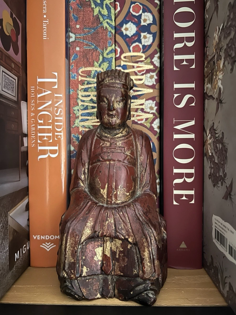 佛中国风木制雕像、雕像| eBay