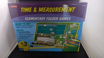 Lakeshore Learning Time & Measurement Elementary Folder Games GRADES 2-3 PP944