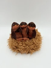 Folkmanis Bird Nest Puppets Robin Babies Finger Puppet Learning Story Telling