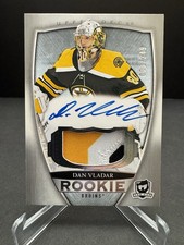 2018-19 UD The Cup Dan Vladar Rookie Auto Patch Jersey Print 080/249