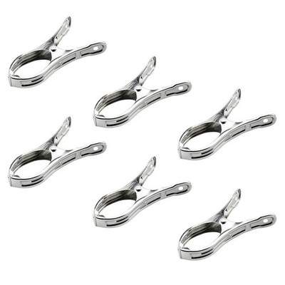 6 Pcs Wäscheaufhängezubehör Clips Für Kleidung Winddichte Kleiderklammern