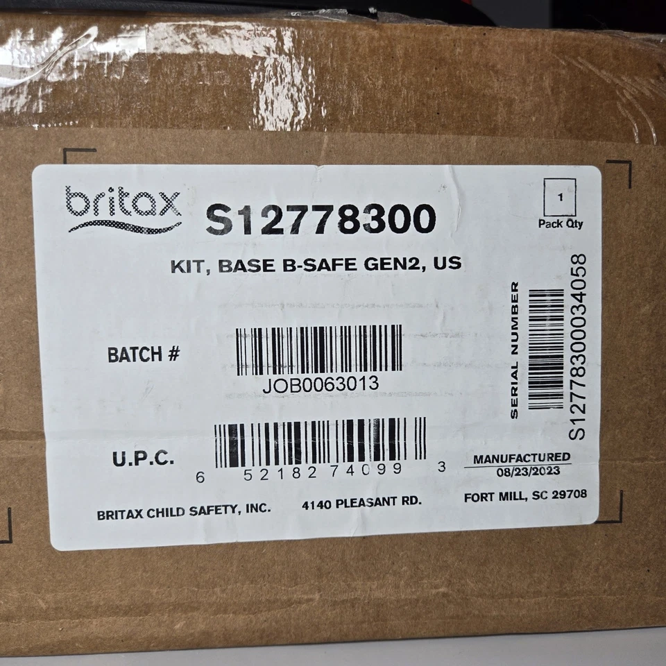 Asiento de coche infantil Britax Base ‎S12778300 Gen2 B-Safe negro nuevo  Foto 4 de 4