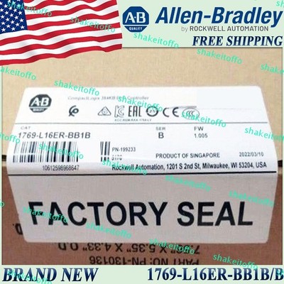 New in Box 1769-L16ER-BB1B/B AB CompactLogix 384KB DI/O Controller US