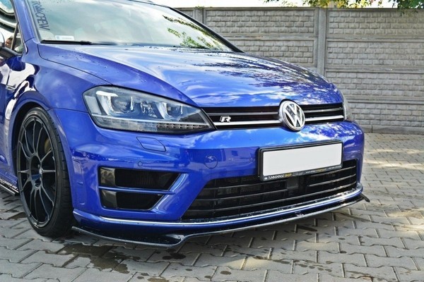 Maxton Design Frontlippe V.2 Passend FüR VW Golf R / R-Line Mk7 Schwarz Hochglan-image