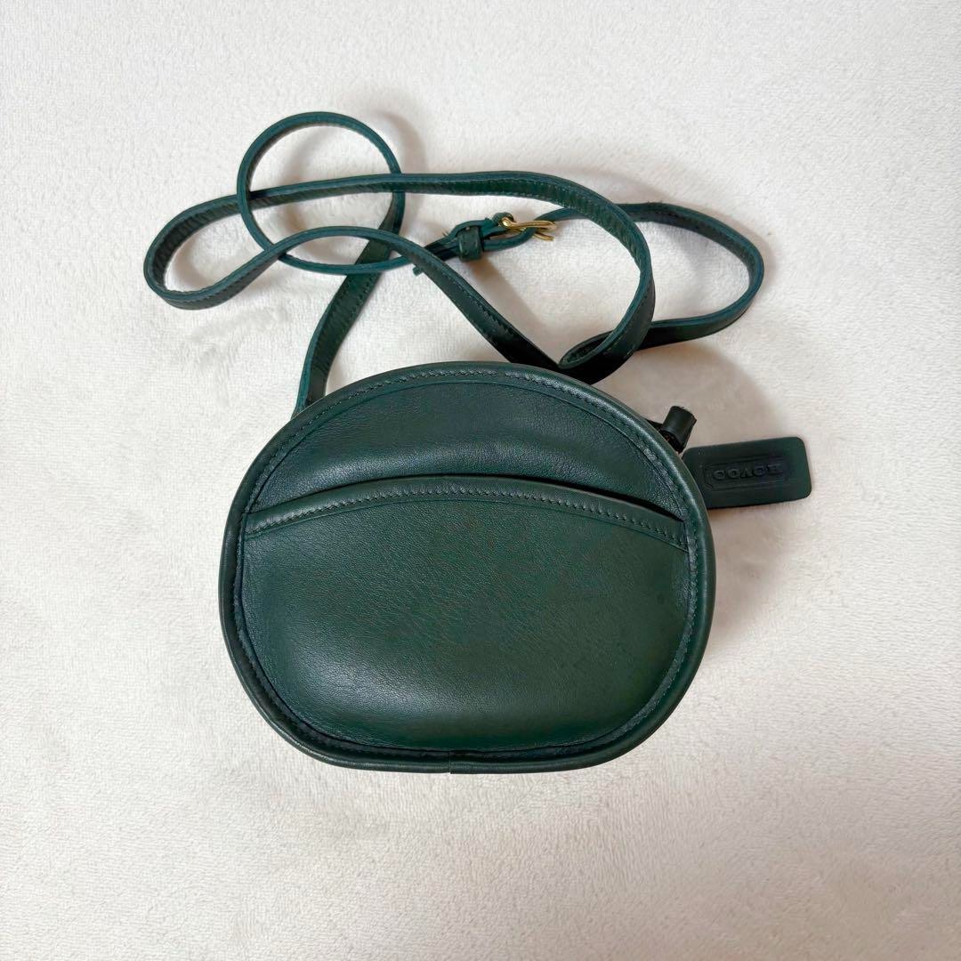 Extremely Rare Made In USA Old Coach 9982 Shoulder Bag Green