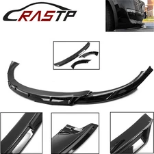 ABS Front Bumper Lip Spoiler Splitter Glossy For Model Y 2019-2022