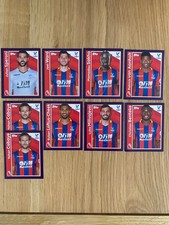 Crystal Palace - Merlin Premier League 2018 Stickers x 8 Brand New.