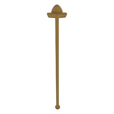 Sierra Tequila Stirrer Rührstab Barzubehör Umrührer gold Hutform