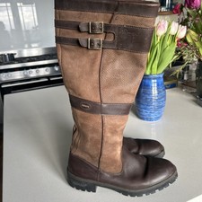 Dubarry Women's LeatherLongford Boots Size 7 EU 41