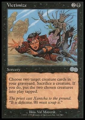 MTG Magic the Gathering Victimize (166/356) Urza's Saga LP