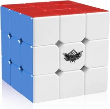 D-FantiX Cyclone 3x3 Speed Cube Stickerless 56mm Magic Puzzle Toy for Boys