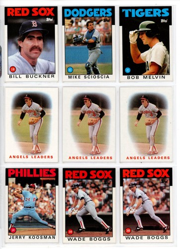 1986 Topps Baseball 69 Card Lot - Picture 9 of 16