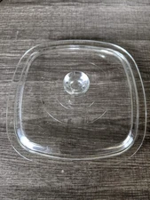 Corning Ware Replacement Clear Lid Pyrex P-7-C Casserole UNMARKED FREE USA SHIP