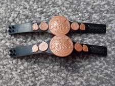 WWE Black Penny Tag Team Belts, For Wrestling Figures