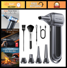 Compressed Air Duster 150000RPM Turbo Fan, 3-Speed Adjustable, Fast Charging, Li