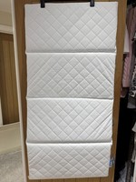 Foldable Travel Cot Mattress 119 x 59 x 3cm