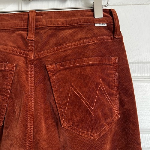 MOTHER The Tomcat Ribbed Corduroy Pant in Friar Brown size 25 - Picture 7 of 9