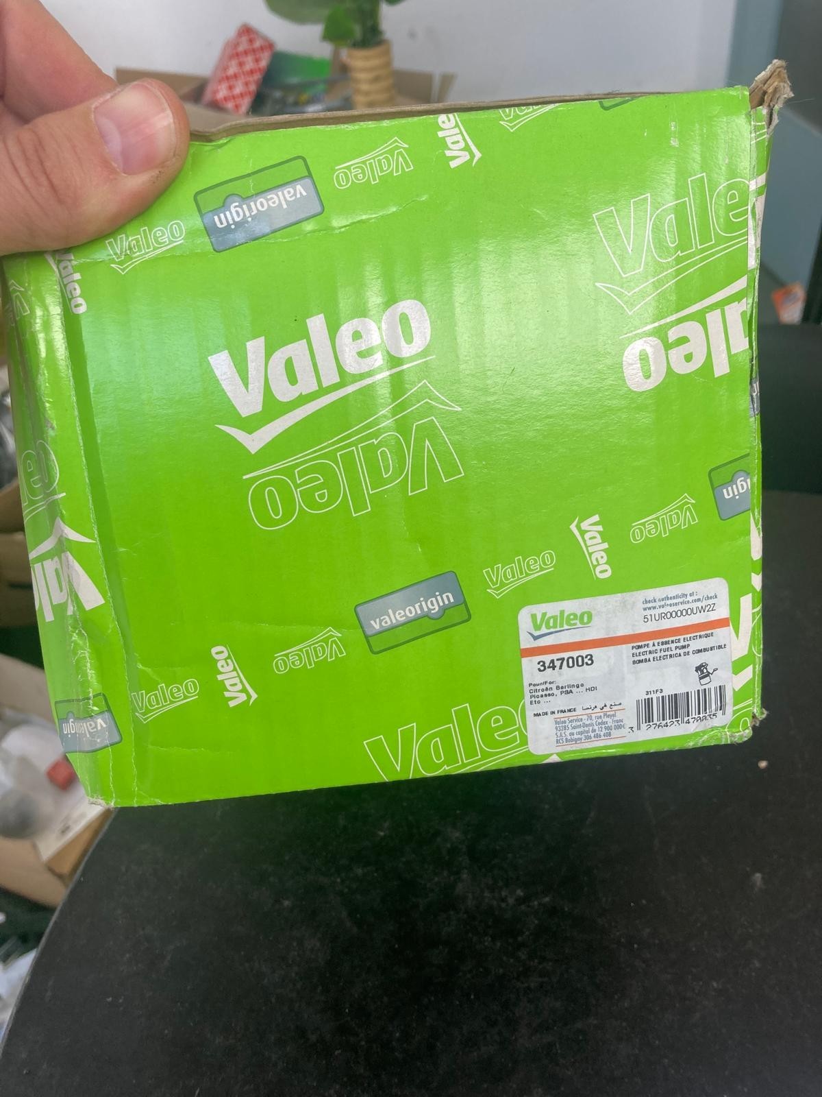 Pompe à carburant Valeo 347003 pour la rénovation mécanique de votre Peugeot Citroën