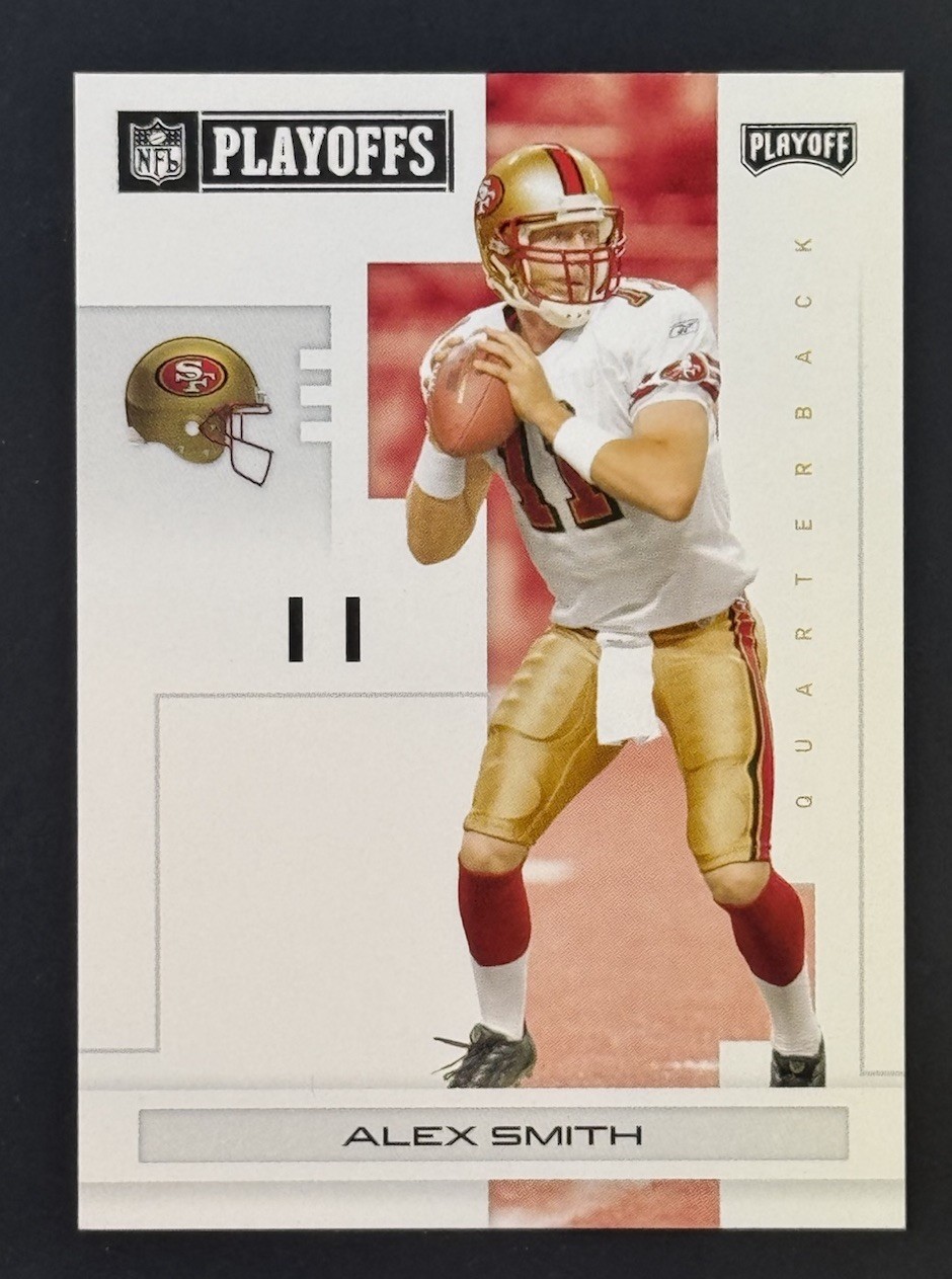 2007 Playoff NFL Playoffs - Alex Smith #85 Black /199
