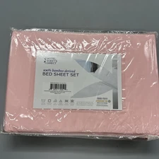 Hotel Sheets Direct 100% Bamboo-Derived  Full Sheet Set Rose Pink New