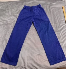 Jungmaven Womens XS pants 55% Hemp 45% organic Cotton appears indigo dyed