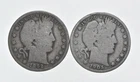 1892-1915 Lot 2 1892 1905-S Barber 90% Half Dollars - Coin Collection *950