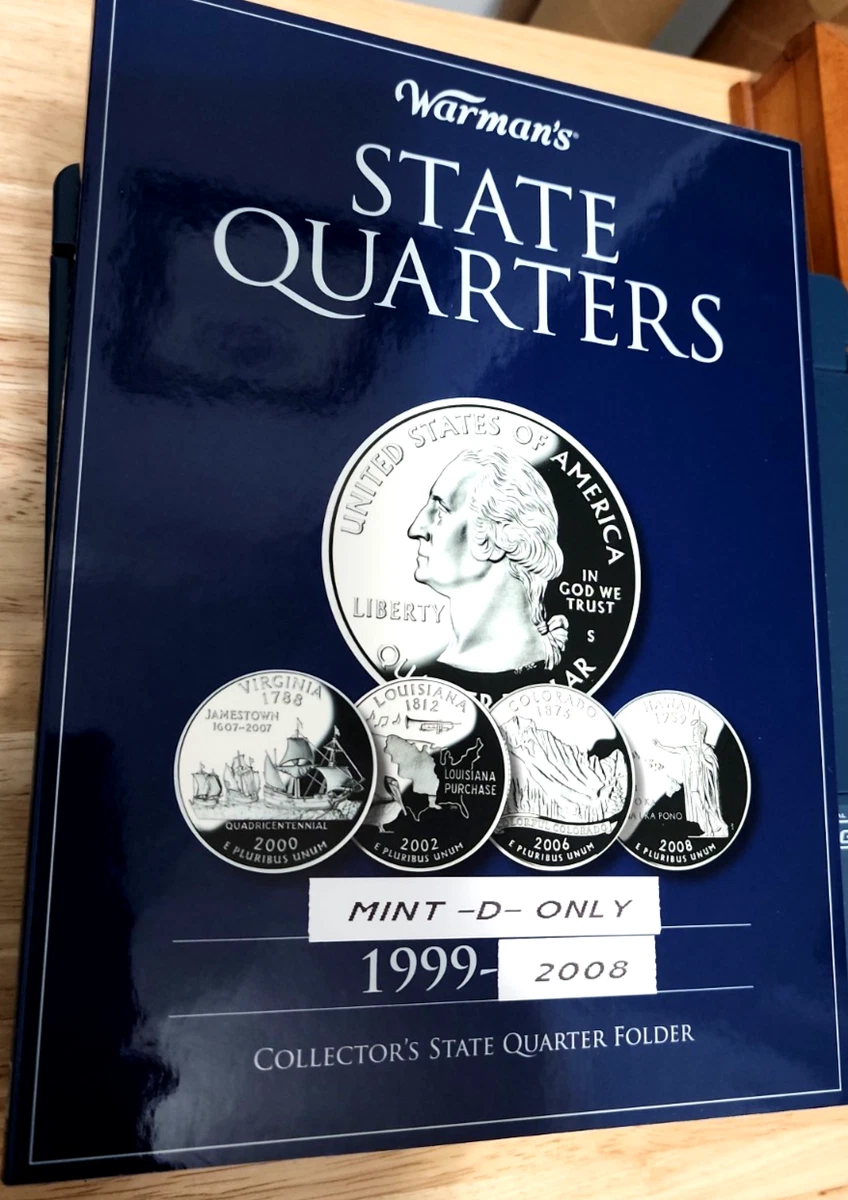 Circulated 1999 50 State Set US State Quarters (1999-2008) for