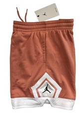 NWT Nike JORDAN Youth Girl's L Basketball Shorts Diamond 45D403 Lt Madder Root