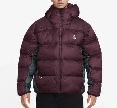 Nike Men S ACG Therma-FIT ADV Lunar Lake Puffer Jacket Night Maroon DH3070-681