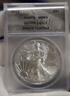 2012 US Silver Eagle $1 ANACS MS69