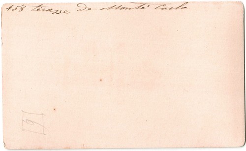 Cdv Monaco Monte Carlo.Mu̍negu.Munte Carlu.Les Terrasses.Photo Albuminée.Vintage - Picture 2 of 2