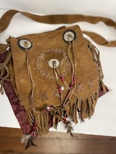 Naya Women Old Native Tassels Boho Crossbody Bag Vegan  Shoulder Purse