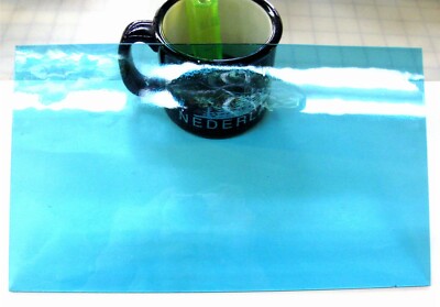 BRIGHT TURQUOISE Smoothie Transparent Stained Glass SHEET or Mosaic Tiles