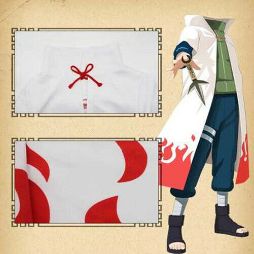 Wholesale Anime Naruto Cosplay Cloak Costume Namikaze Minato 4th