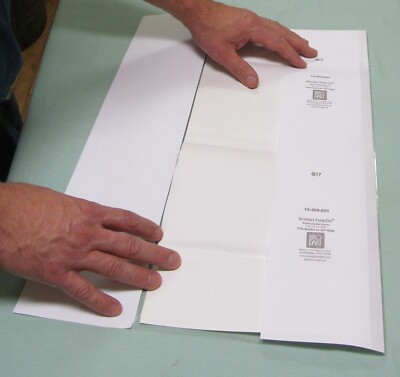 1 (one) 8 1/2'' x 18 1/2'' Brodart Fold-on Book Jacket Cover - lo-luster