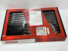 Nos Craftsman Usa 34274 Large Full Polished Wrench Set Up To 1-16 24mm